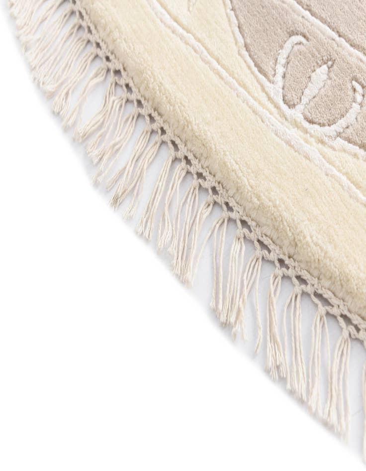 Detail image of  8' 3 x 8' 3  Hand Knotted Darya Wool Round Rug