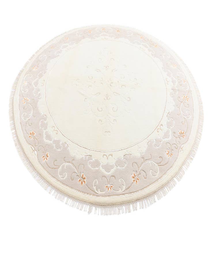 Detail image of  8' 4 x 8' 4  Hand Knotted Darya Wool Round Rug