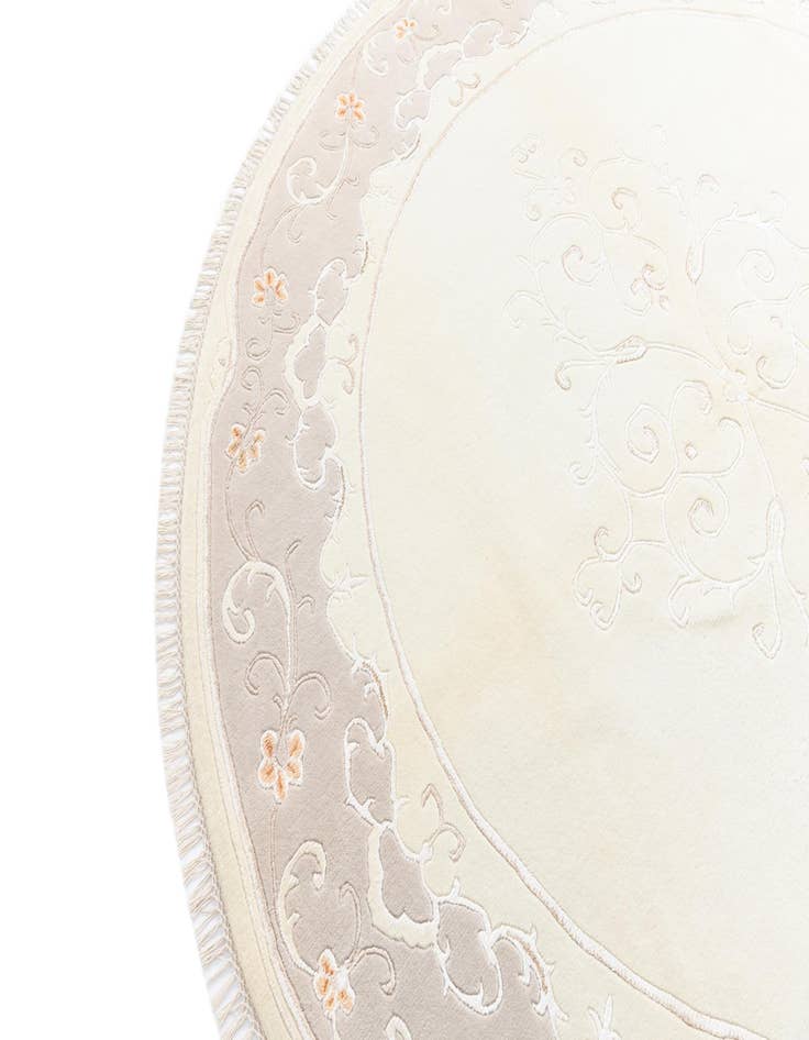 Detail image of  8' 4 x 8' 4  Hand Knotted Darya Wool Round Rug