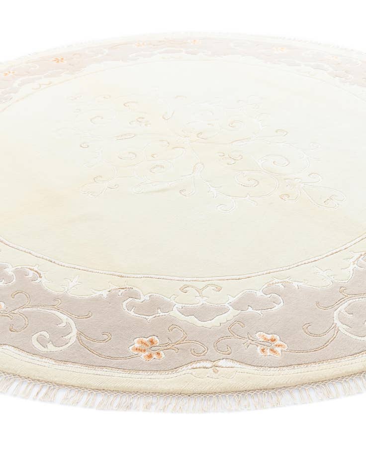 Detail image of  8' 4 x 8' 4  Hand Knotted Darya Wool Round Rug