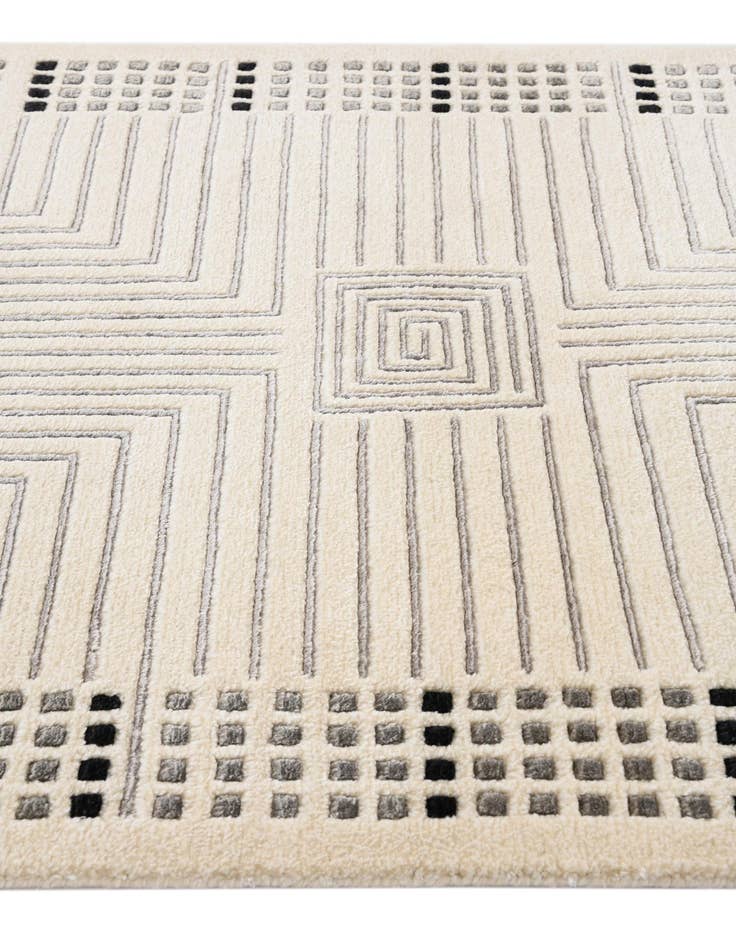 Detail image of  2' 8 x 10'  Hand Knotted Darya Wool Runner Rug