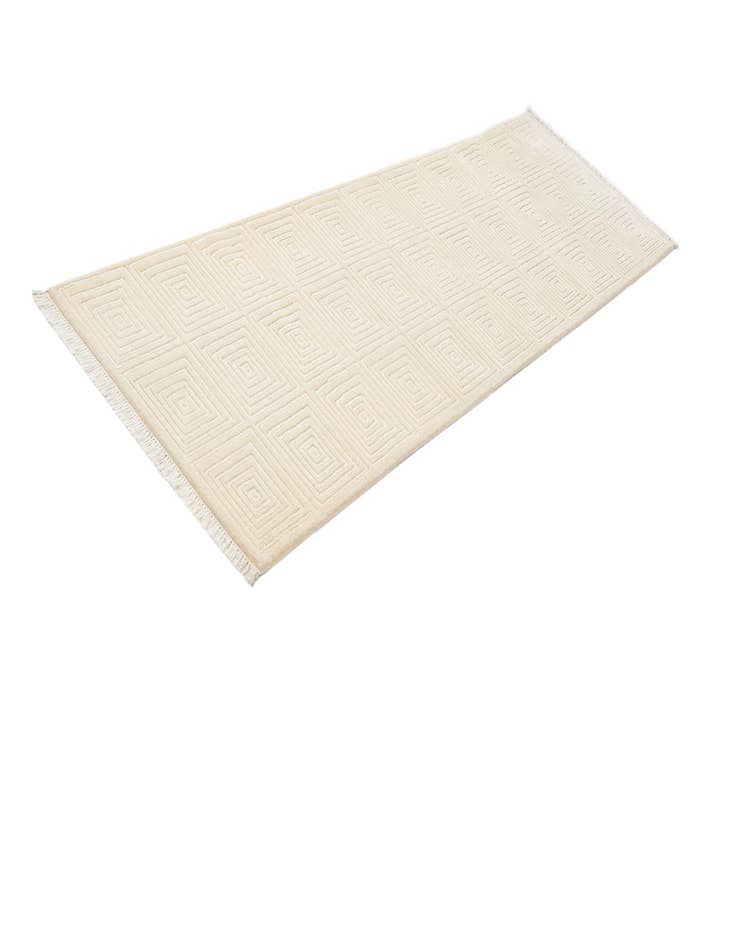 Detail image of  2' 7 x 9' 10  Hand Knotted Darya Wool Runner Rug