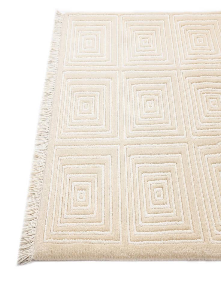 Detail image of  2' 7 x 9' 10  Hand Knotted Darya Wool Runner Rug