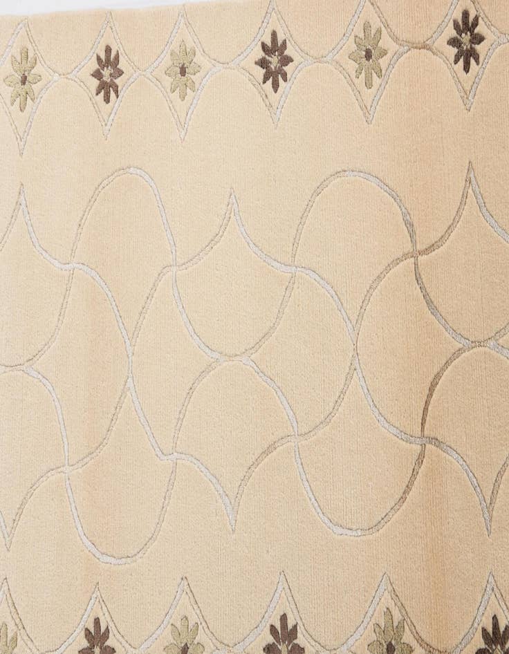 Detail image of  2' 7 x 9' 10  Hand Knotted Darya Wool Runner Rug