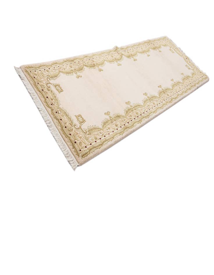 Detail image of  2' 9 x 9' 10  Hand Knotted Darya Wool Runner Rug