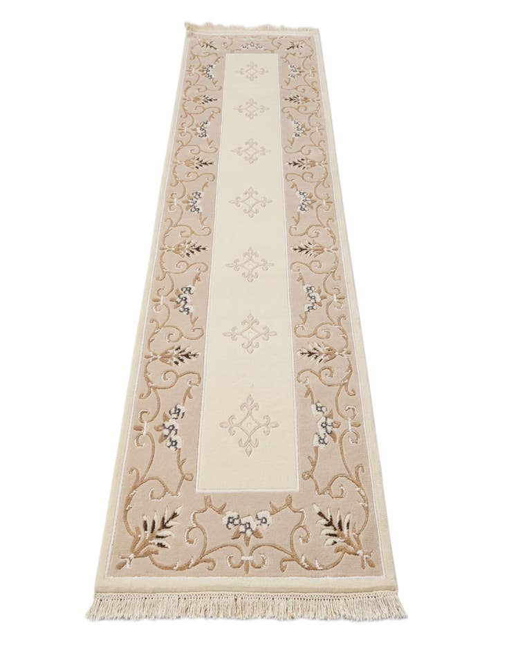 Detail image of  2' 9 x 9' 9  Hand Knotted Darya Wool Runner Rug