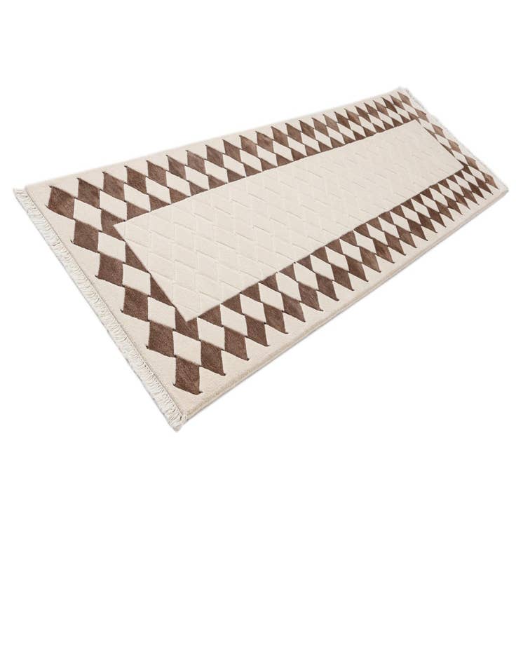 Detail image of  2' 7 x 9' 9  Hand Knotted Darya Wool Runner Rug