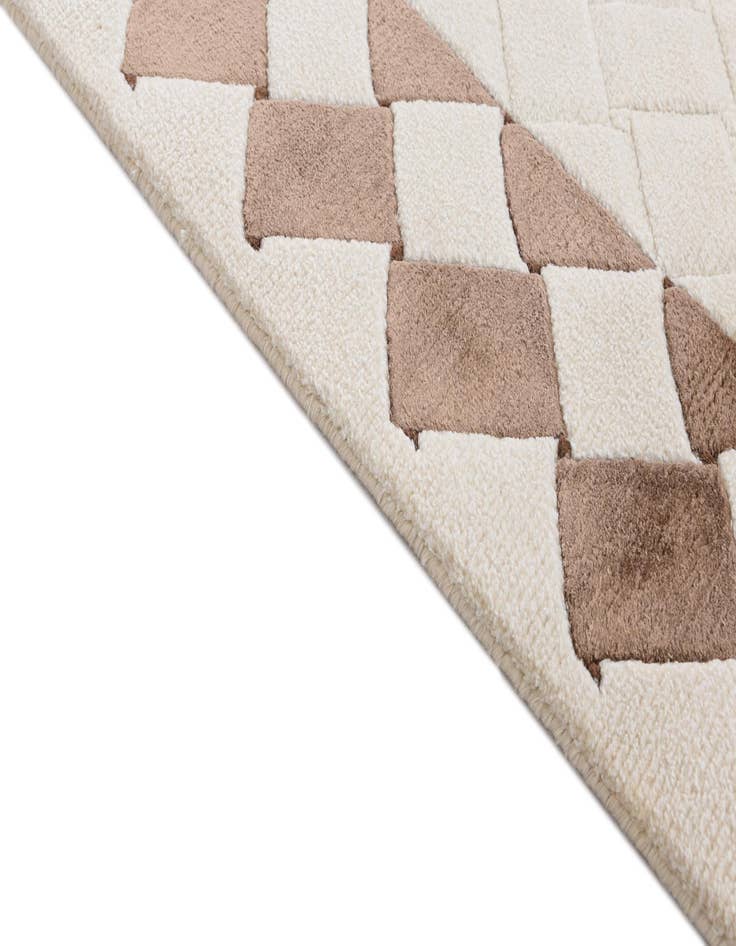 Detail image of  2' 7 x 9' 9  Hand Knotted Darya Wool Runner Rug