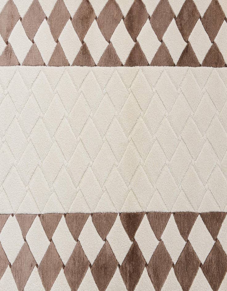 Detail image of  2' 7 x 9' 9  Hand Knotted Darya Wool Runner Rug