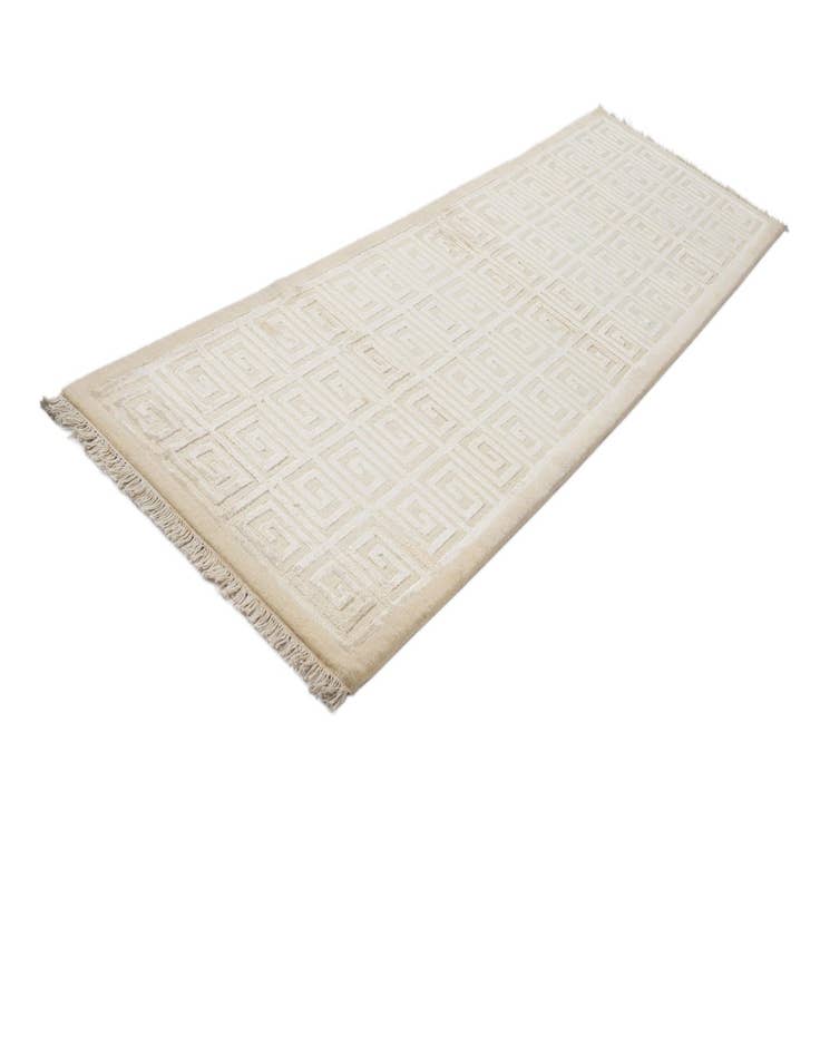 Detail image of  2' 10 x 9' 10  Hand Knotted Darya Wool Runner Rug