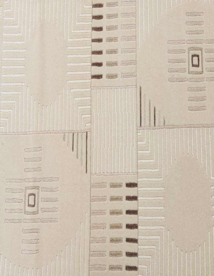 Detail image of  2' 7 x 9' 9  Hand Knotted Darya Wool Runner Rug