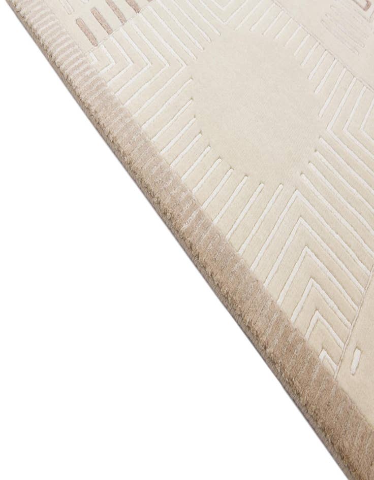 Detail image of  2' 7 x 9' 9  Hand Knotted Darya Wool Runner Rug