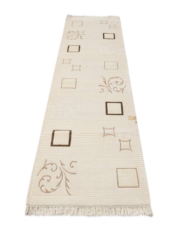 Detail image of  2' 9 x 8' 6  Hand Knotted Darya Wool Runner Rug