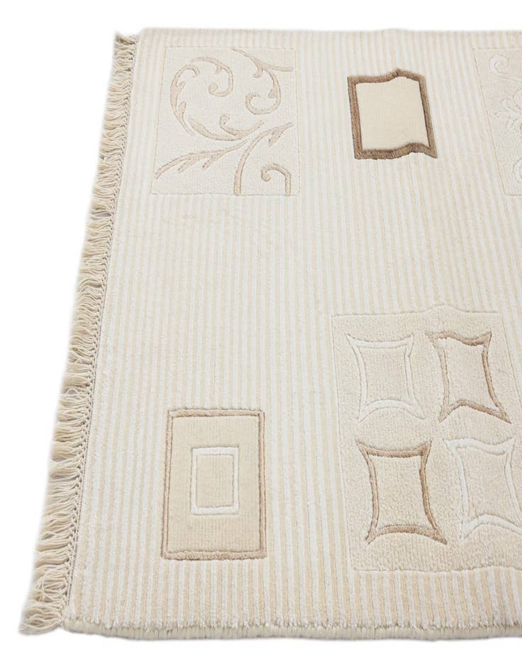 Detail image of  2' 9 x 8' 6  Hand Knotted Darya Wool Runner Rug