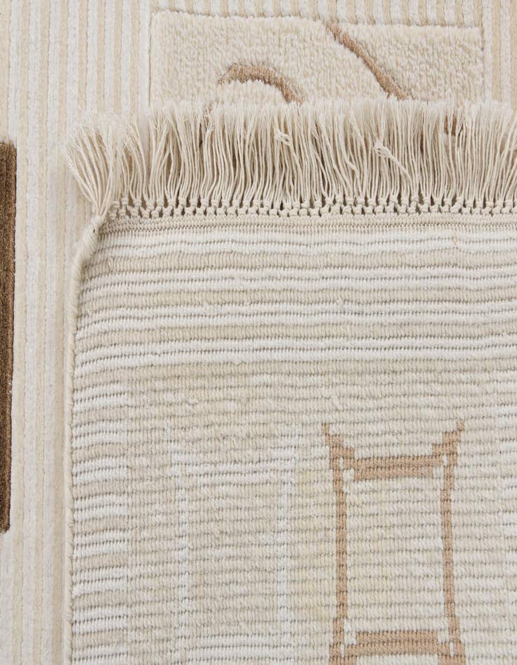 Detail image of  2' 9 x 8' 6  Hand Knotted Darya Wool Runner Rug