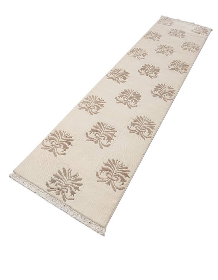 Detail image of  3' 3 x 13' 4  Hand Knotted Darya Wool Runner Rug