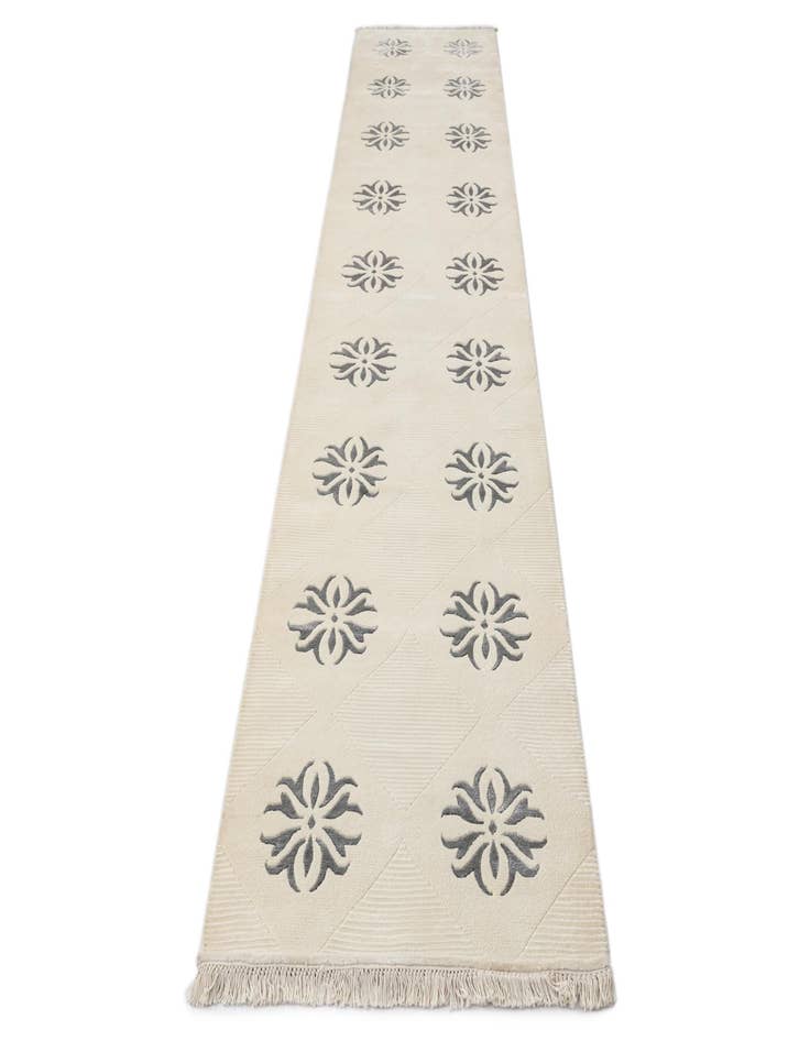 Detail image of  2' 7 x 13' 1  Hand Knotted Darya Wool Runner Rug