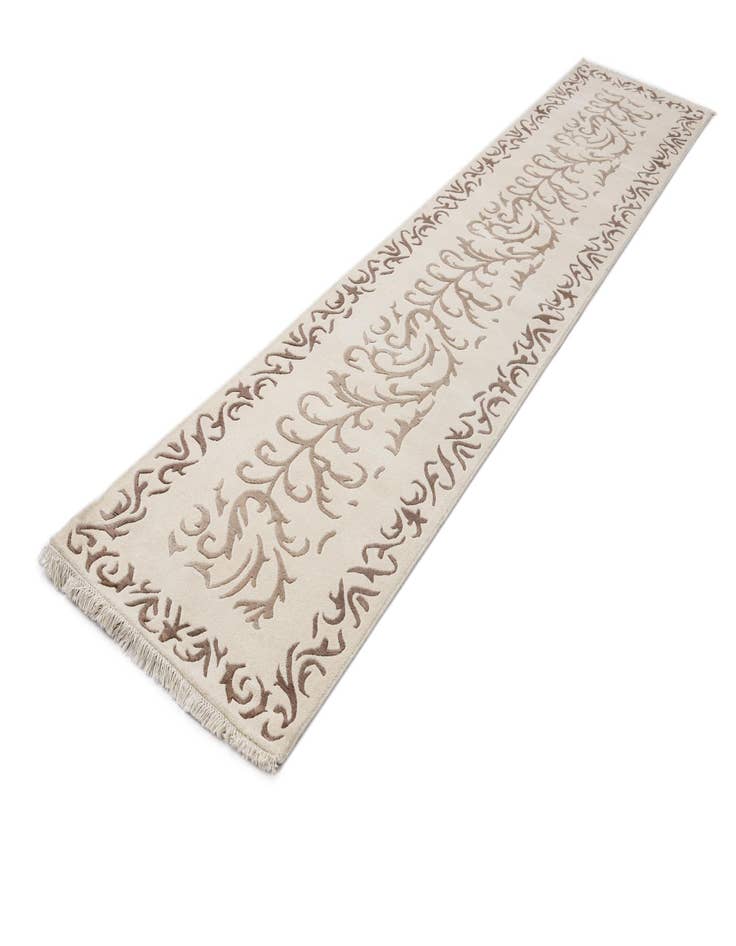 Detail image of  2' 7 x 13' 2  Hand Knotted Darya Wool Runner Rug