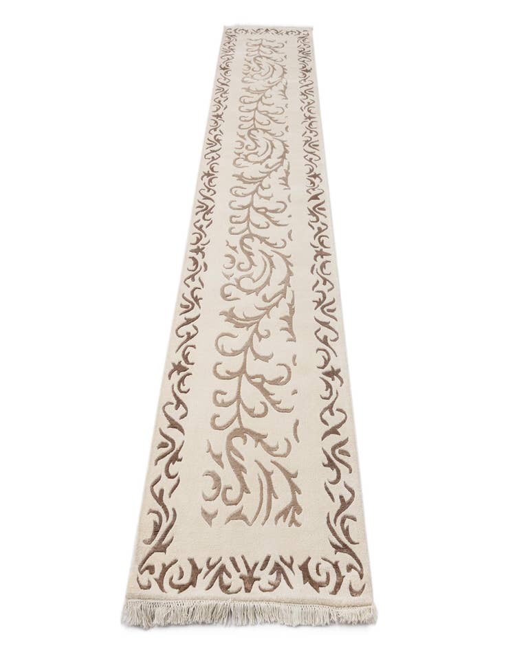 Detail image of  2' 7 x 13' 2  Hand Knotted Darya Wool Runner Rug