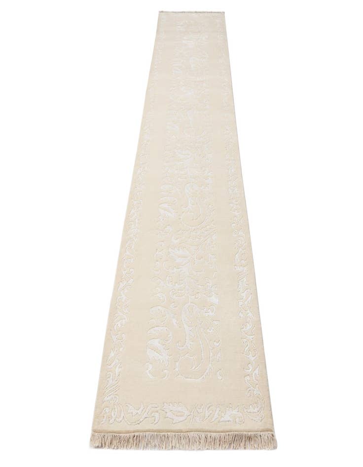 Detail image of  2' 8 x 13'  Hand Knotted Darya Wool Runner Rug