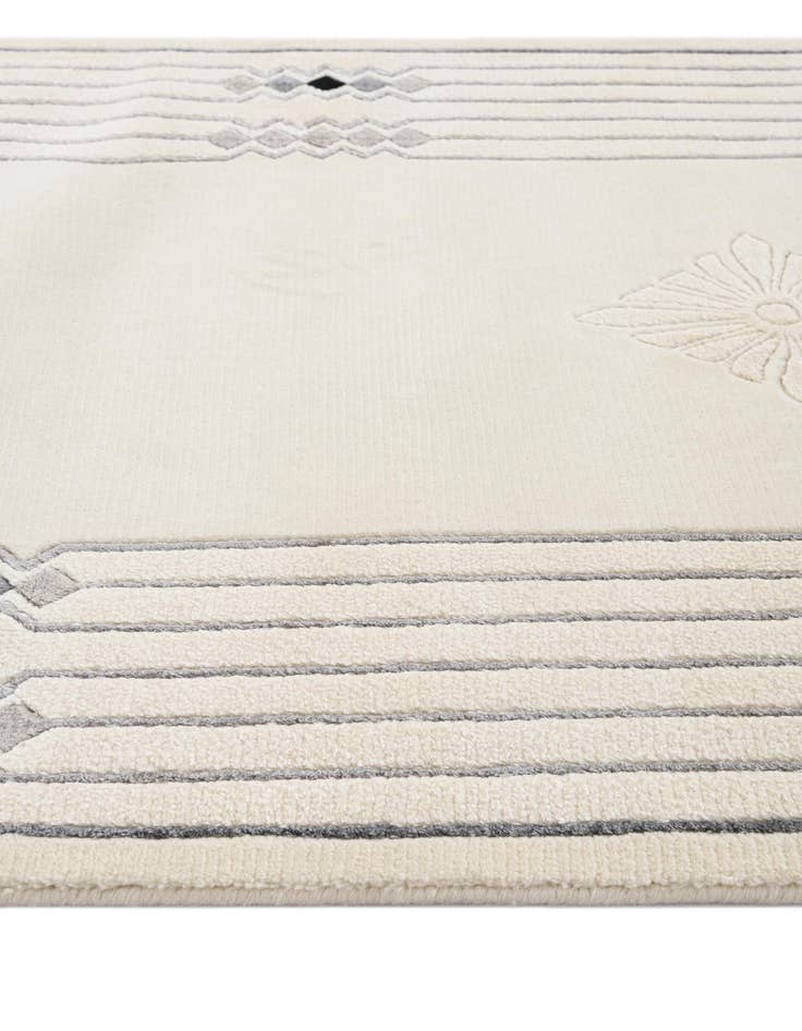 Detail image of  2' 8 x 12' 10  Hand Knotted Darya Wool Runner Rug