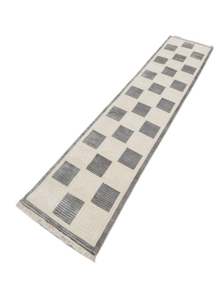 Detail image of  2' 7 x 13' 1  Hand Knotted Darya Wool Runner Rug