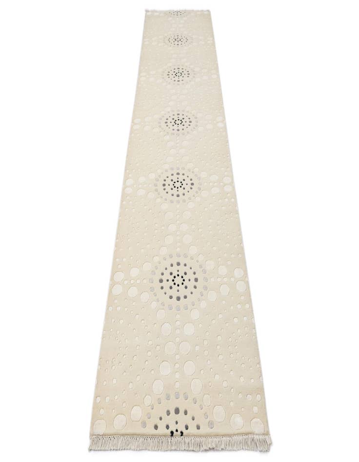 Detail image of  2' 7 x 13' 3  Hand Knotted Darya Wool Runner Rug