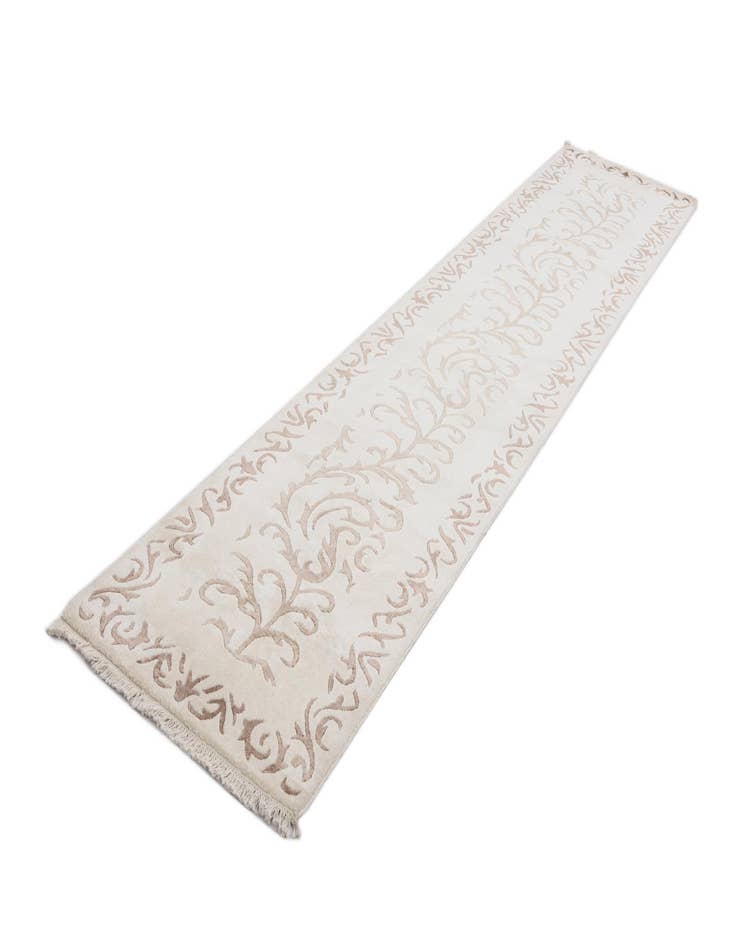 Detail image of  2' 7 x 13'  Hand Knotted Darya Wool Runner Rug