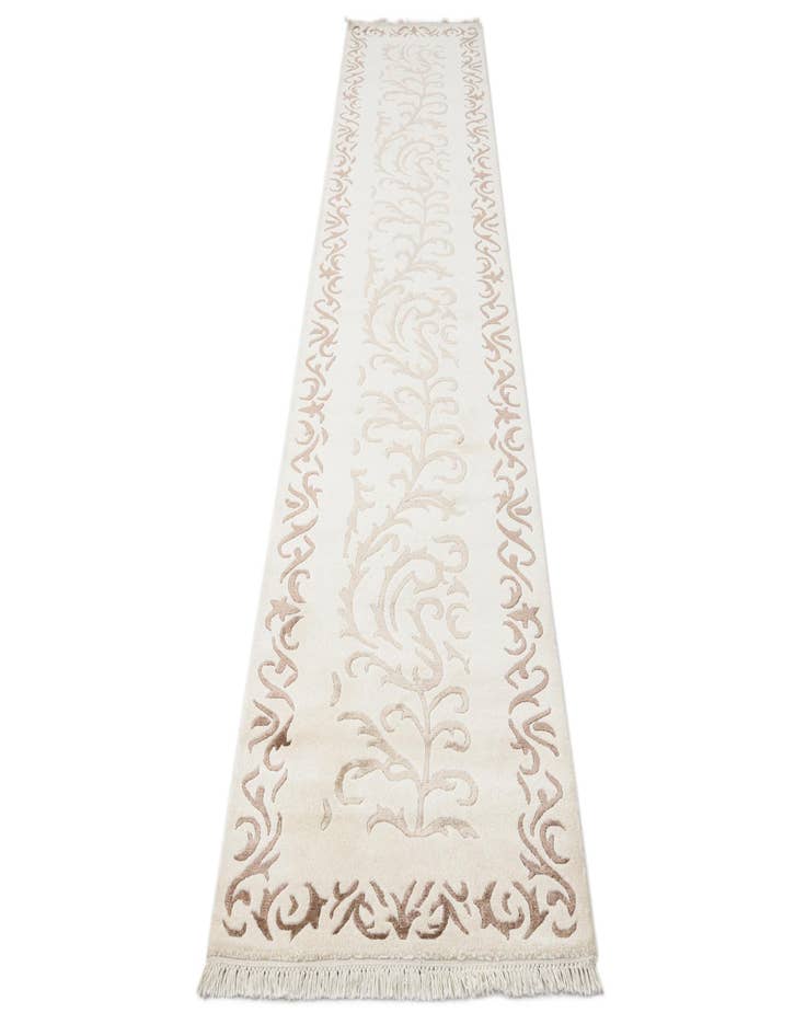 Detail image of  2' 7 x 13' 3  Hand Knotted Darya Wool Runner Rug