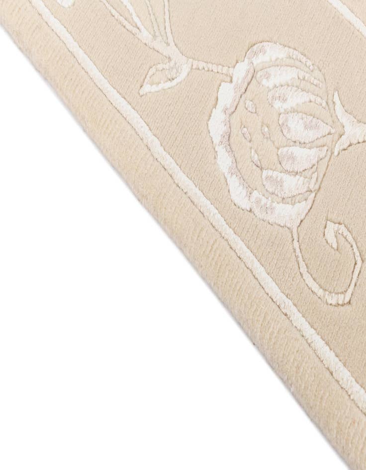 Detail image of  3' 1 x 13' 3  Hand Knotted Darya Wool Runner Rug