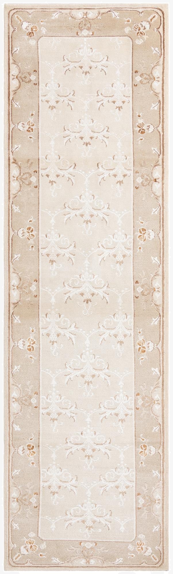  2' 11 x 10' 4  Hand Knotted Darya Wool Runner Rug