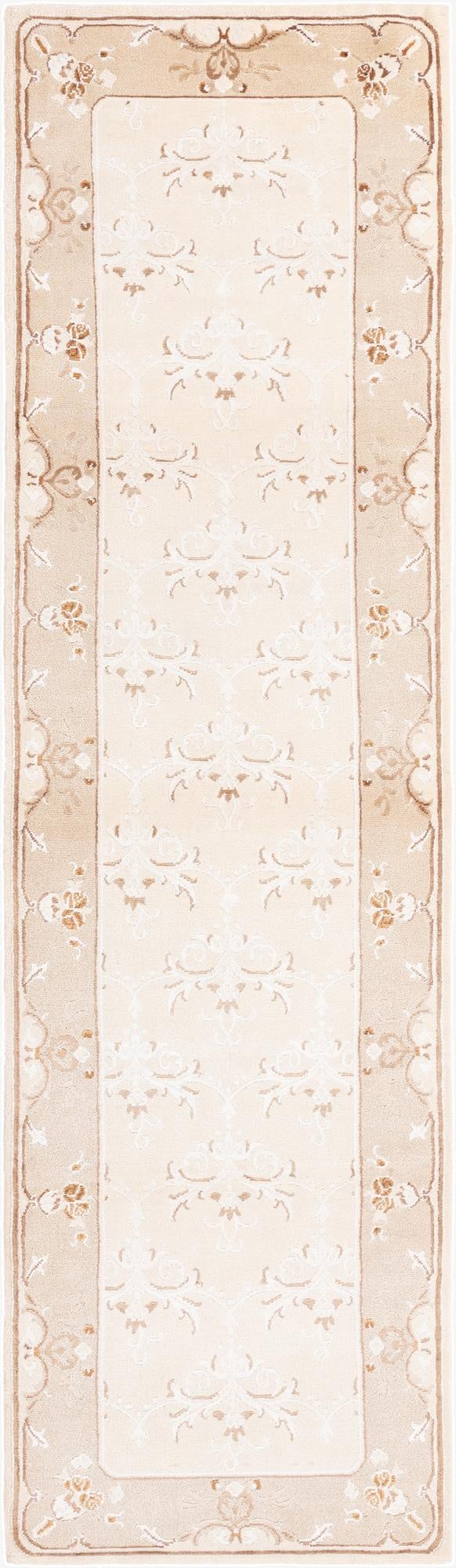  2' 10 x 10'  Hand Knotted Darya Wool Runner Rug