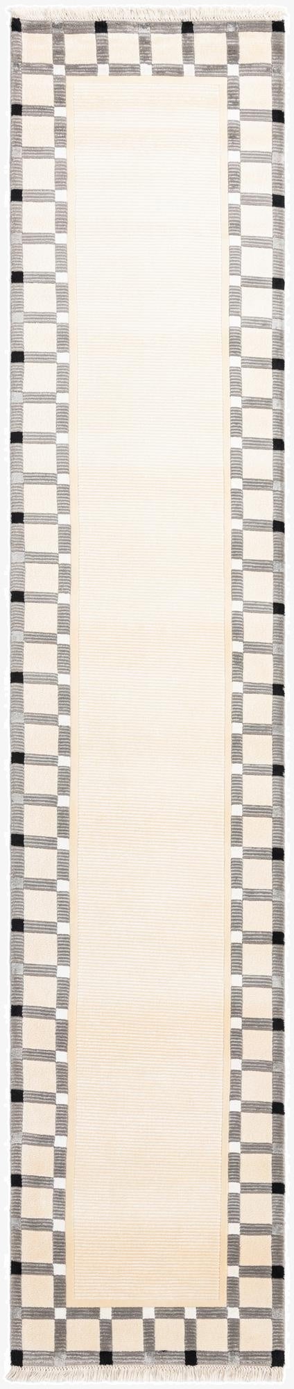  2' 7 x 12' 11  Hand Knotted Darya Wool Runner Rug