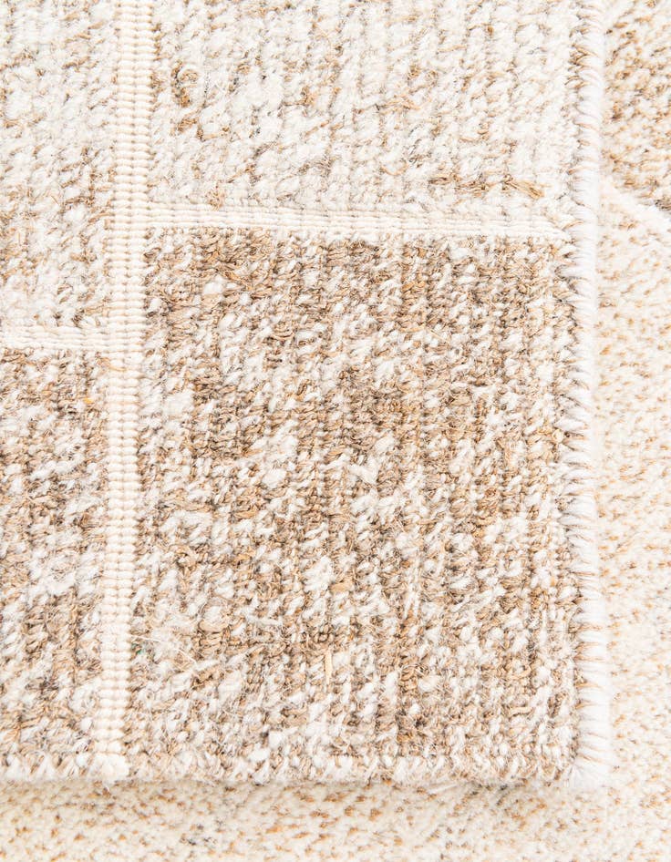 Detail image of  2' 5 x 4' 8  Hand Knotted Kashkuli Gabbeh Wool Runner Rug