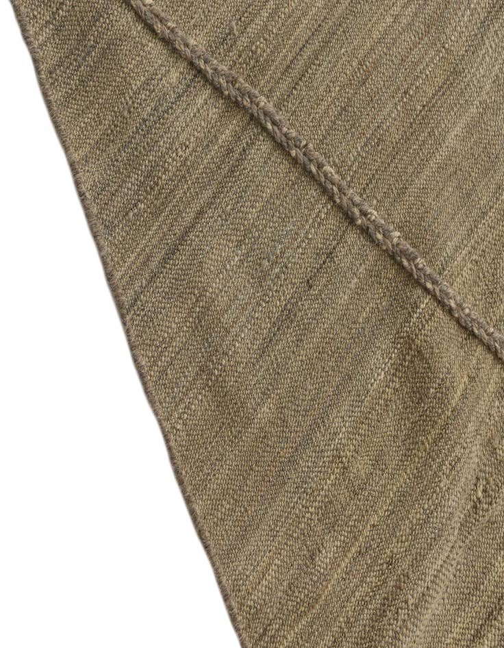 Detail image of  4' 6 x 9' 10  Hand Woven Kilim Modern Wool Runner Rug