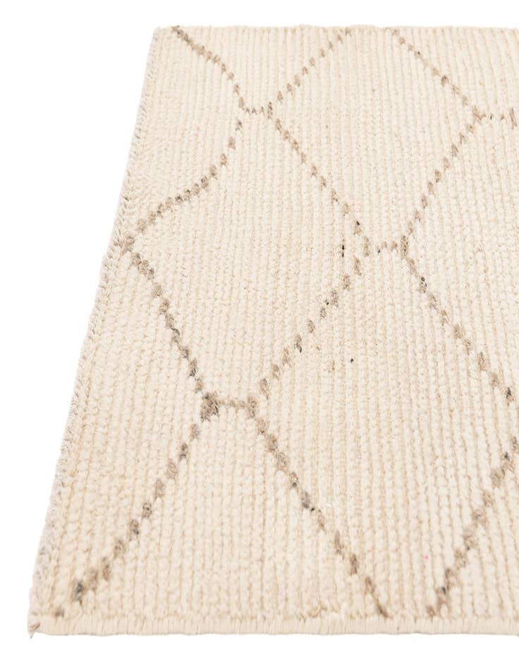 Detail image of  2' 3 x 16' 7  Hand Knotted Moroccan Wool Runner Rug