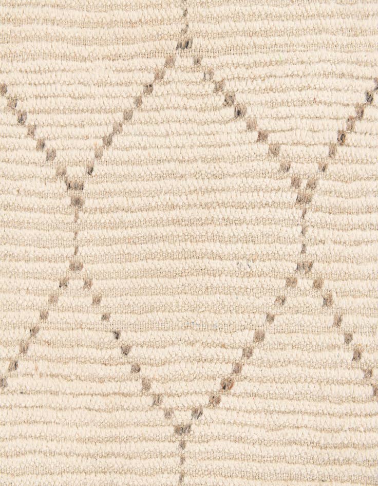 Detail image of  2' 3 x 16' 7  Hand Knotted Moroccan Wool Runner Rug