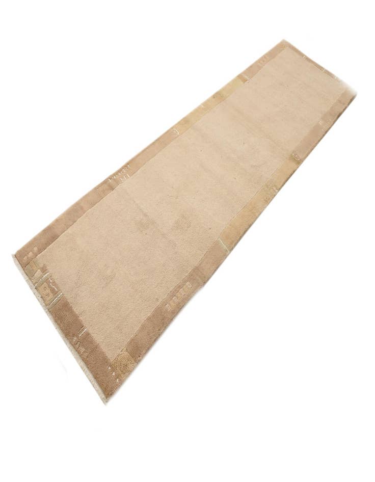 Detail image of  2' 7 x 9' 7  Hand Knotted Nepal Wool Runner Rug