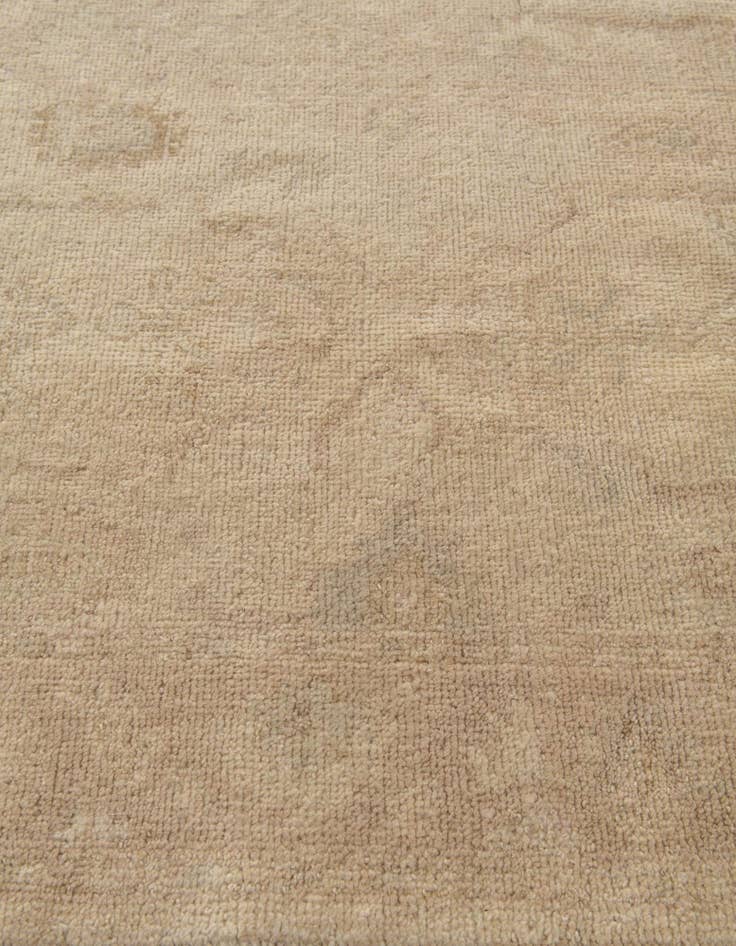 Detail image of  2' 9 x 12' 11  Hand Knotted Oushak Wool Runner Rug