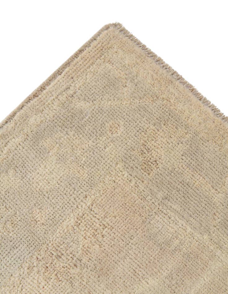 Detail image of  2' 8 x 11' 10  Hand Knotted Oushak Wool Runner Rug