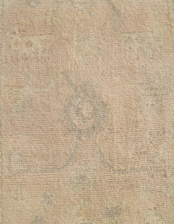 Detail image of  2' 8 x 11' 10  Hand Knotted Oushak Wool Runner Rug