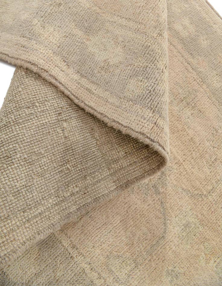 Detail image of  2' 8 x 11' 10  Hand Knotted Oushak Wool Runner Rug