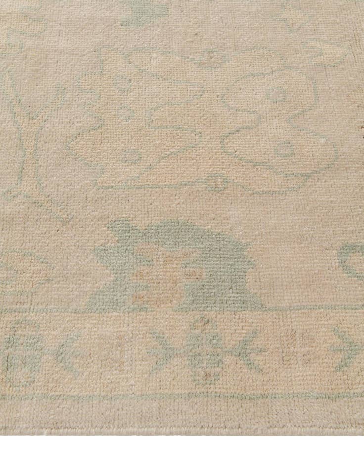 Detail image of  2' 8 x 11' 11  Hand Knotted Oushak Wool Runner Rug