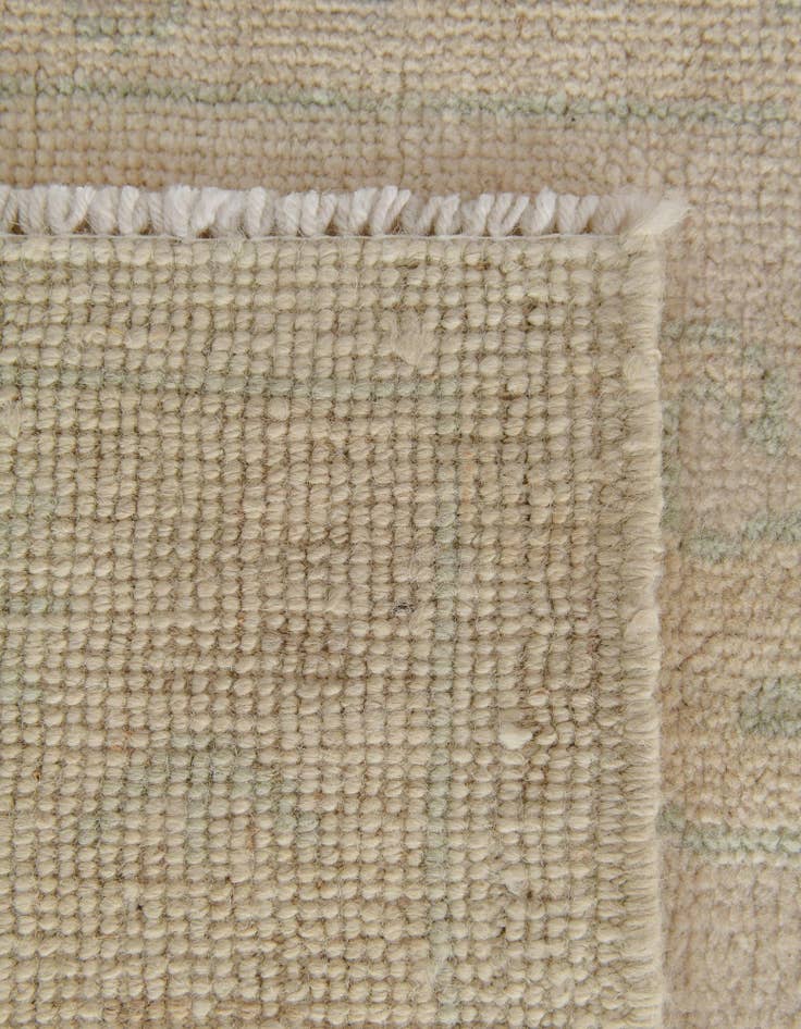 Detail image of  2' 8 x 11' 11  Hand Knotted Oushak Wool Runner Rug