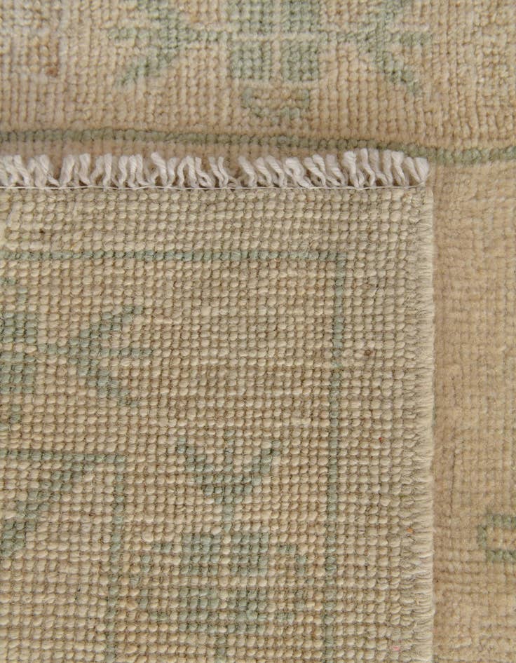 Detail image of 2' 9 x 9' 8 Hand Knotted Oushak Wool Runner Rug