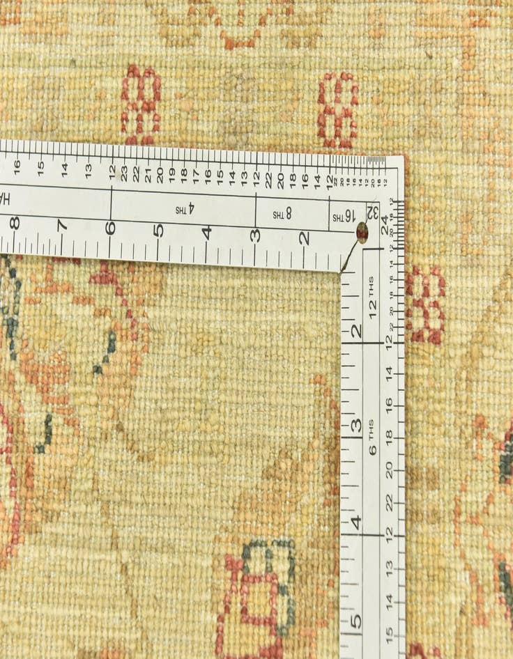 Detail image of  2' 5 x 6' 7  Hand Knotted Peshawar Ziegler Runner Rug