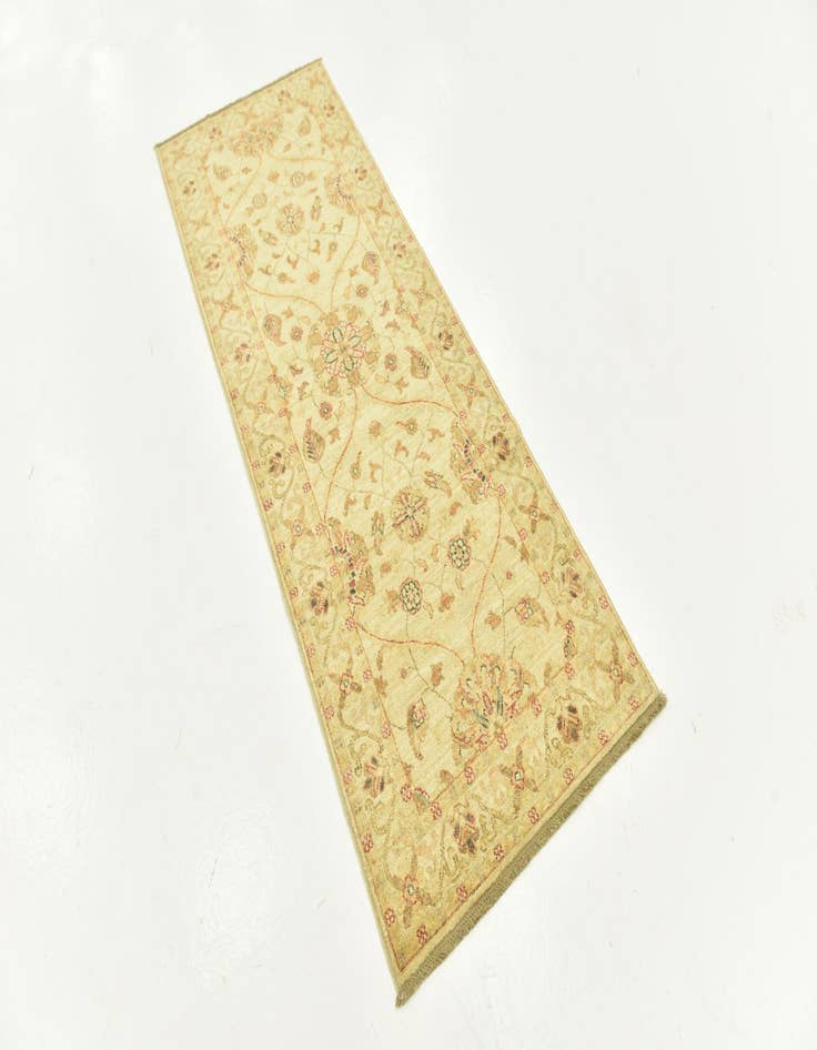 Detail image of  2' 5 x 6' 7  Hand Knotted Peshawar Ziegler Runner Rug