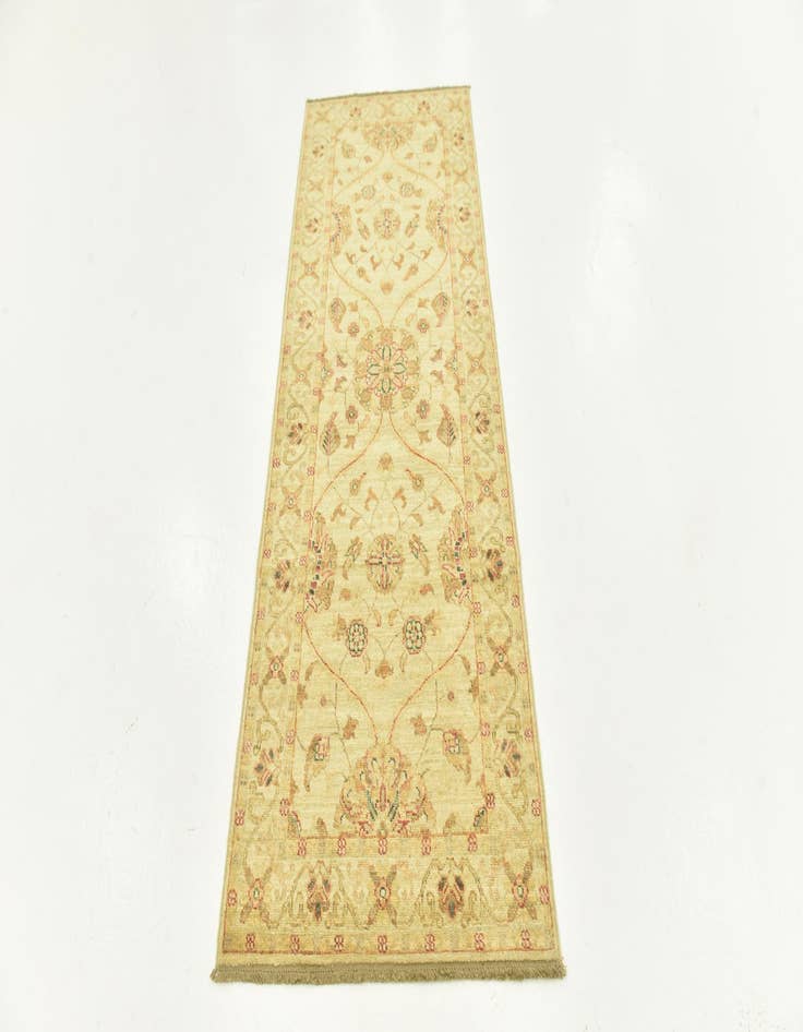 Detail image of  2' 5 x 6' 7  Hand Knotted Peshawar Ziegler Runner Rug