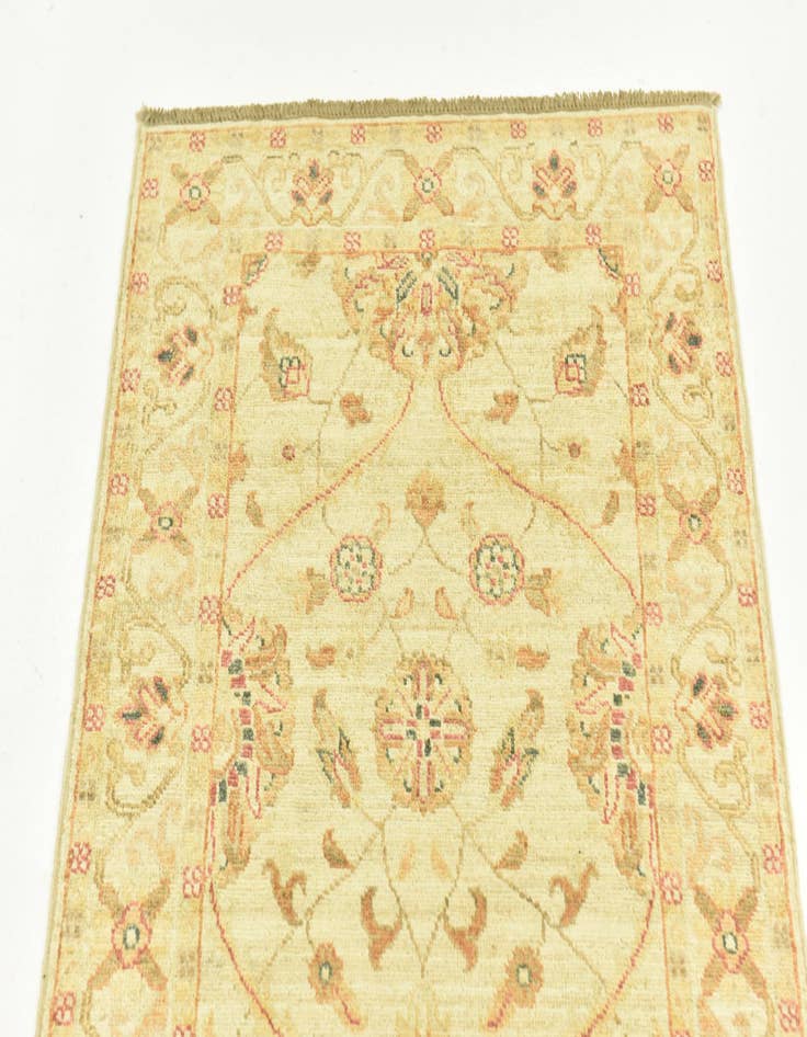 Detail image of  2' 5 x 6' 7  Hand Knotted Peshawar Ziegler Runner Rug