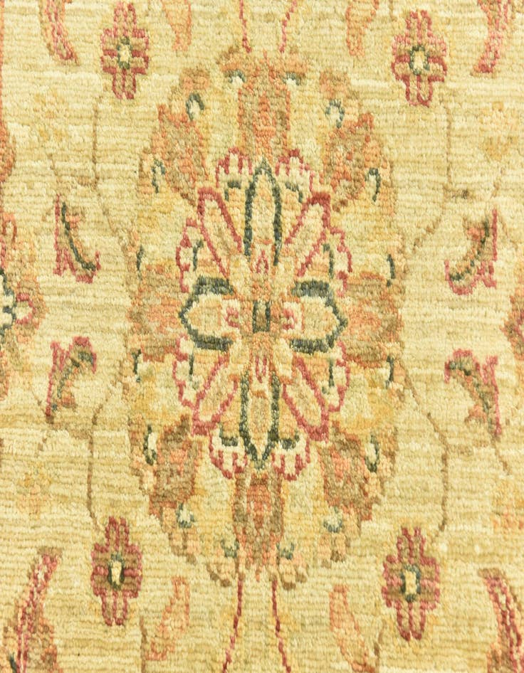 Detail image of  2' 5 x 6' 7  Hand Knotted Peshawar Ziegler Runner Rug
